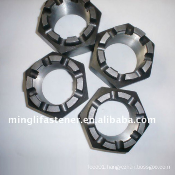 Hexagon Slotted Nuts And Castle Nuts